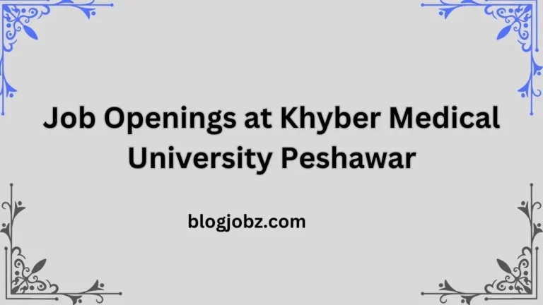 Khyber Medical University Peshawar