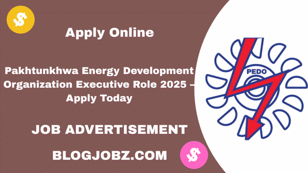 Pakhtunkhwa Energy Development Organization Executive Role 2025 – Apply Today
